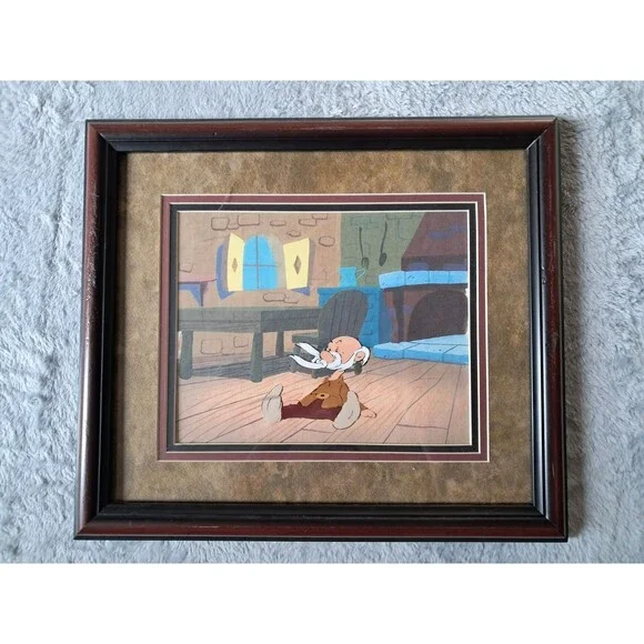 Walt Disney Snow White And The Seven Dwarves Framed Animated Cel (1937) - Picture 1 of 6